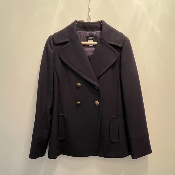 J. Crew double breasted wool pea coat - Picture 1 of 5